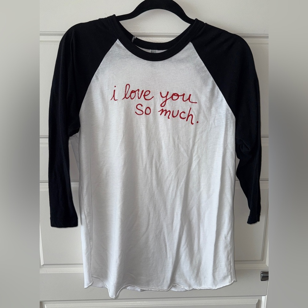 Women’s Black and White Raglan Shirt - ATX JO’s COFFEE
